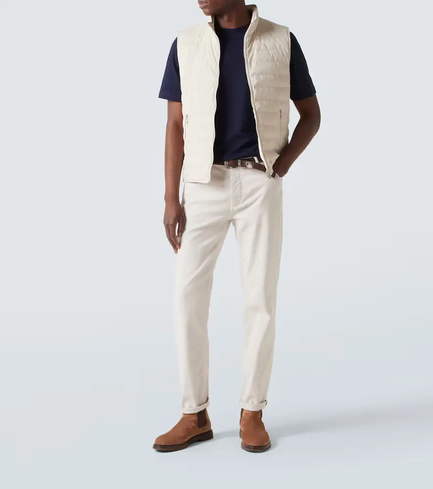 Brunello Cucinelli Logo cotton jersey T-shirt | Thumbnail 2