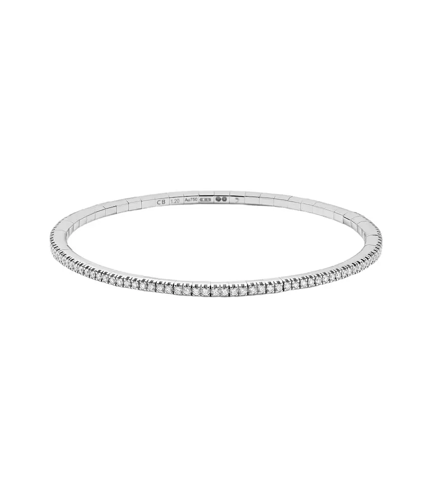 Bucherer Fine Jewellery Stretchy 18kt white gold bracelet with diamonds | Image 1 Bucherer Fine Jewellery Stretchy 18kt white gold bracelet with diamonds | Image 1