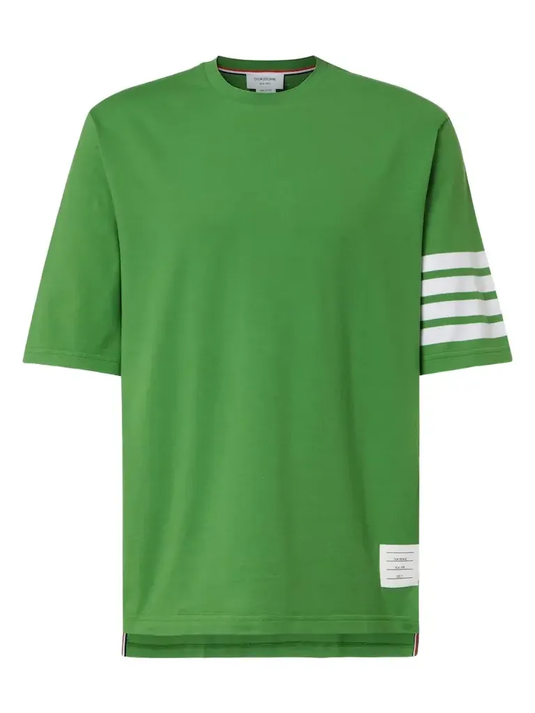 4-Bar cotton jersey T-shirt