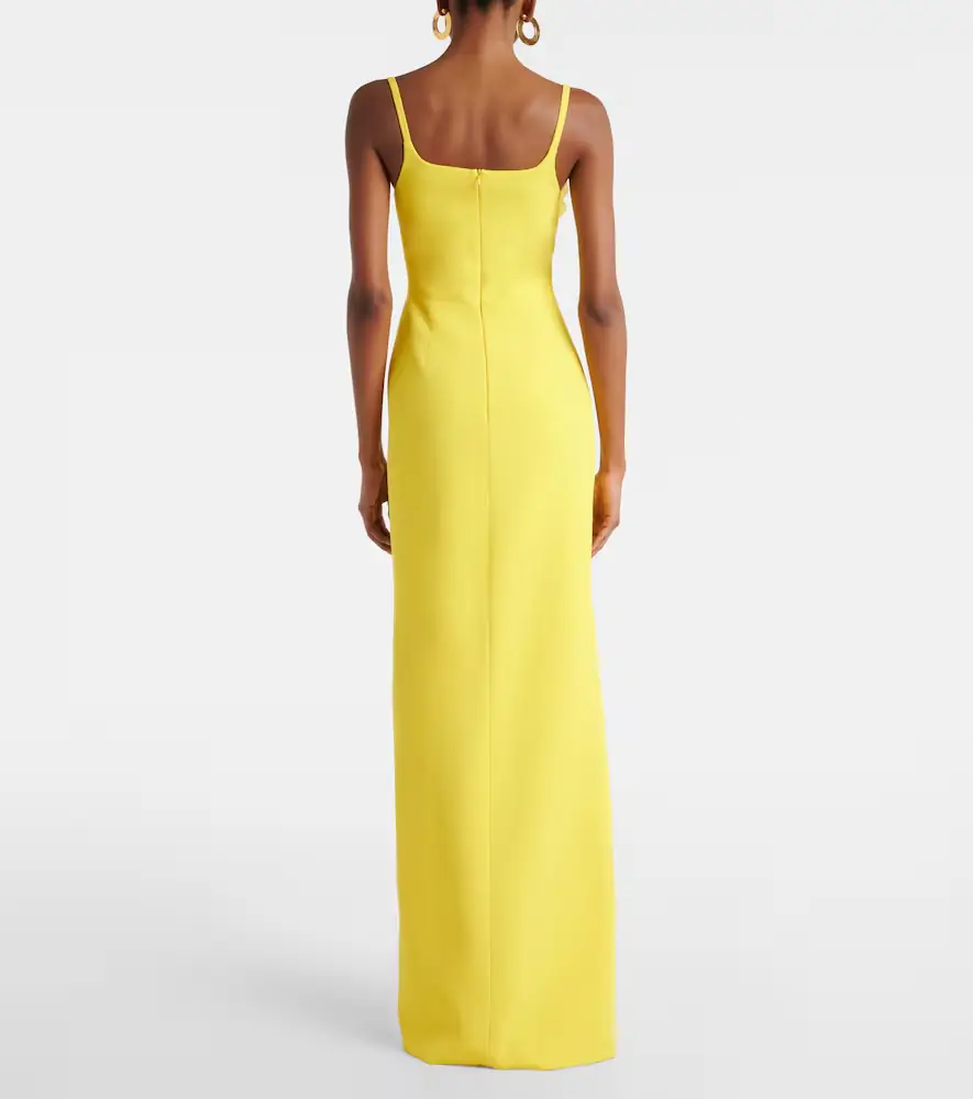 David Koma Floral-appliqué gown | Thumbnail 3 David Koma Floral-appliqué gown | Thumbnail 3