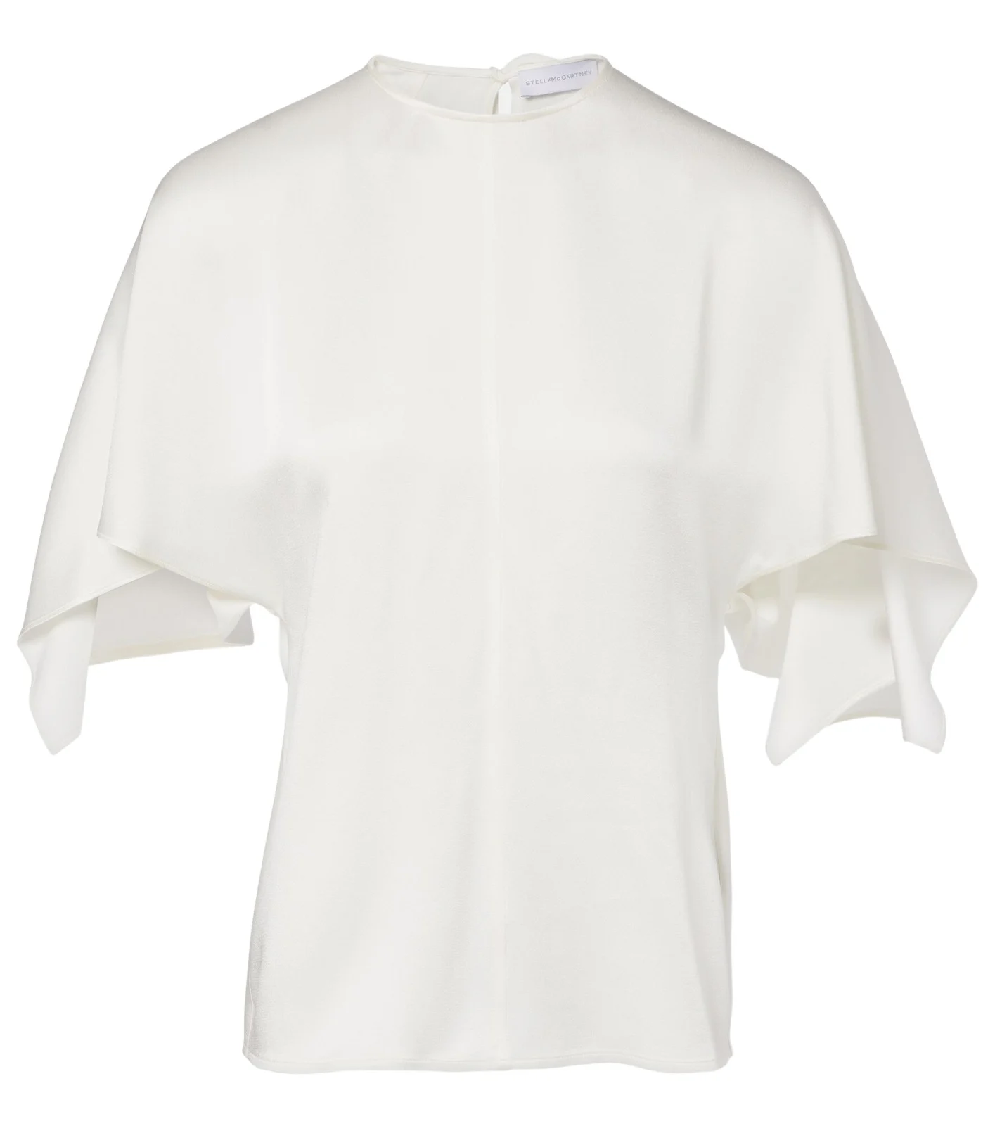 Open-back satin top Open-back satin top