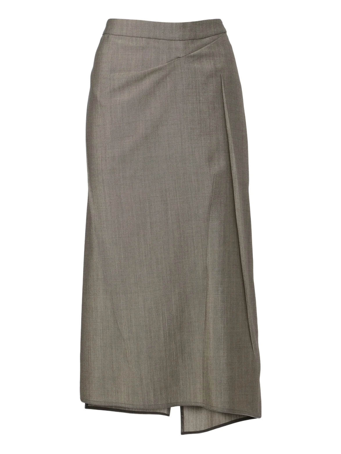 Draped wool and mohair midi skirt Draped wool and mohair midi skirt