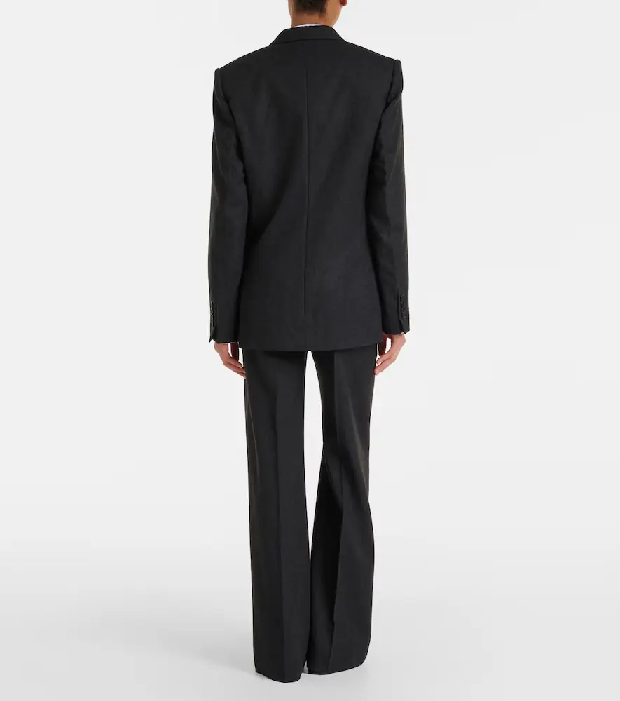 Victoria Beckham Alina virgin wool flared pants | Thumbnail 3 Victoria Beckham Alina virgin wool flared pants | Thumbnail 3