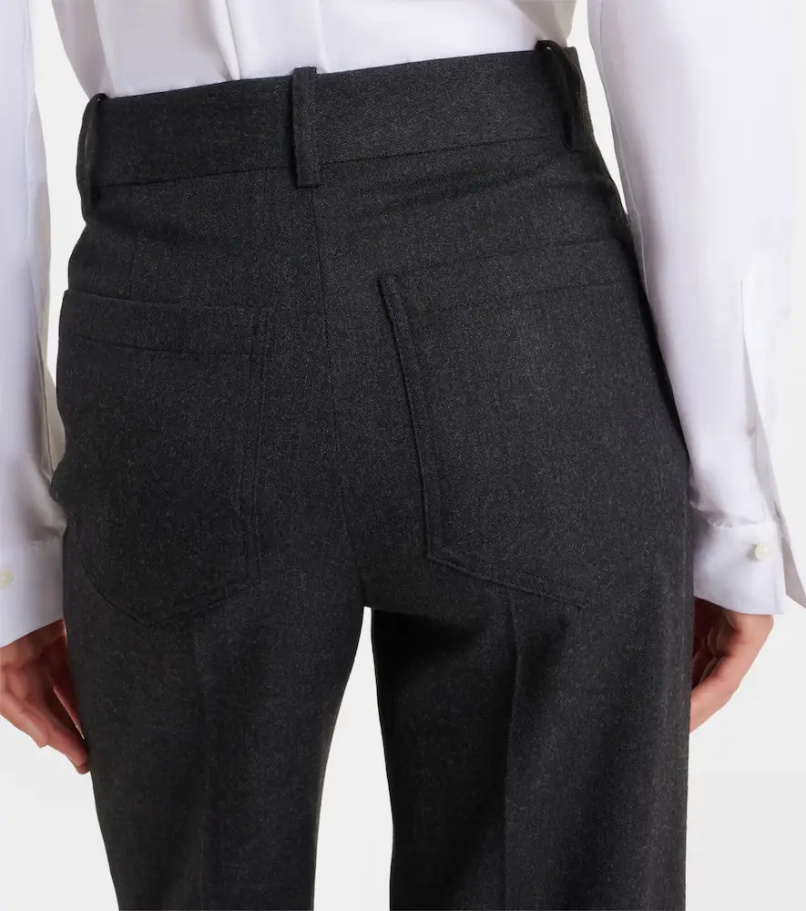 Victoria Beckham Alina virgin wool flared pants | Thumbnail 6 Victoria Beckham Alina virgin wool flared pants | Thumbnail 6