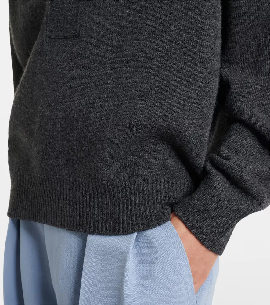 Victoria Beckham Genevieve wool and cashmere polo sweater | Thumbnail 6 Victoria Beckham Genevieve wool and cashmere polo sweater | Thumbnail 6
