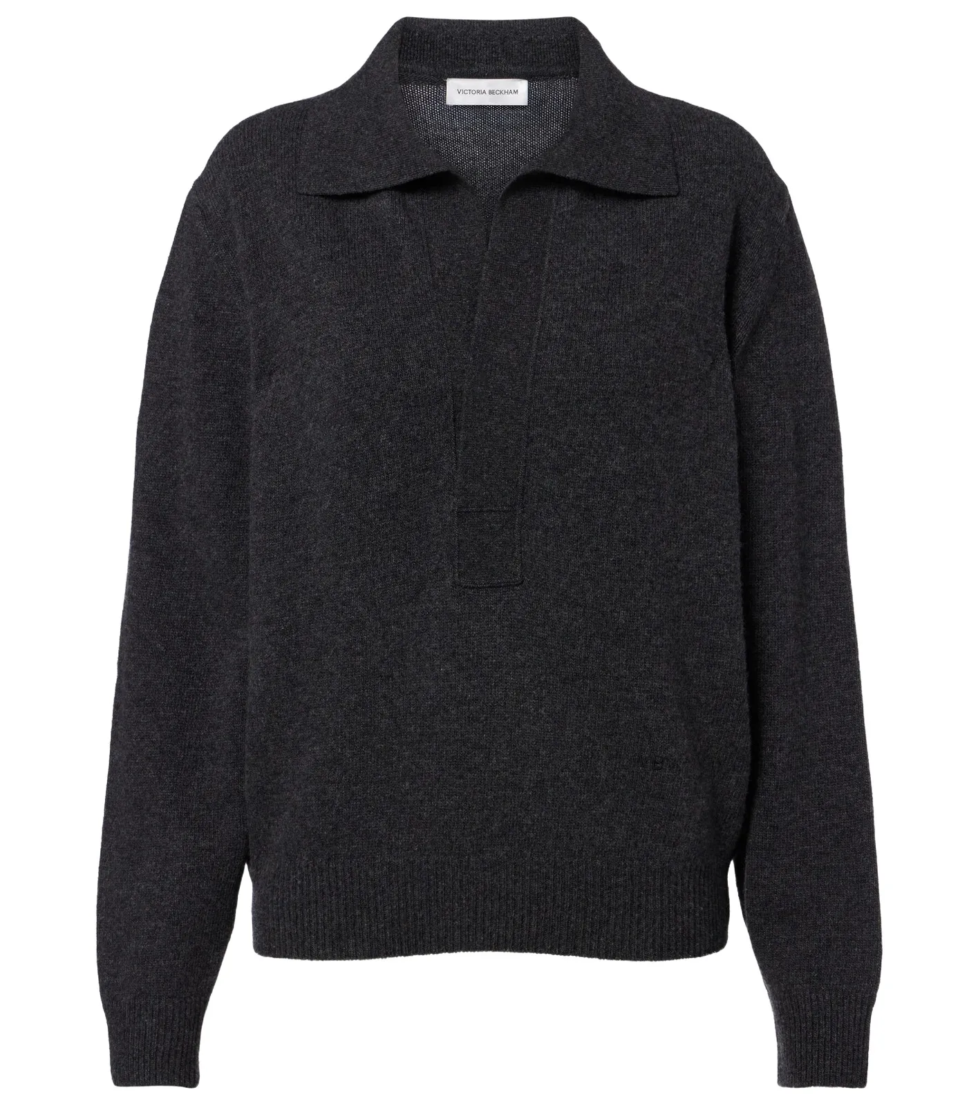 Genevieve wool and cashmere polo sweater Genevieve wool and cashmere polo sweater