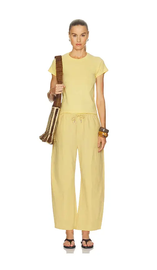 PISTOLA Theo Drawstring Poplin Pant | Thumbnail 5