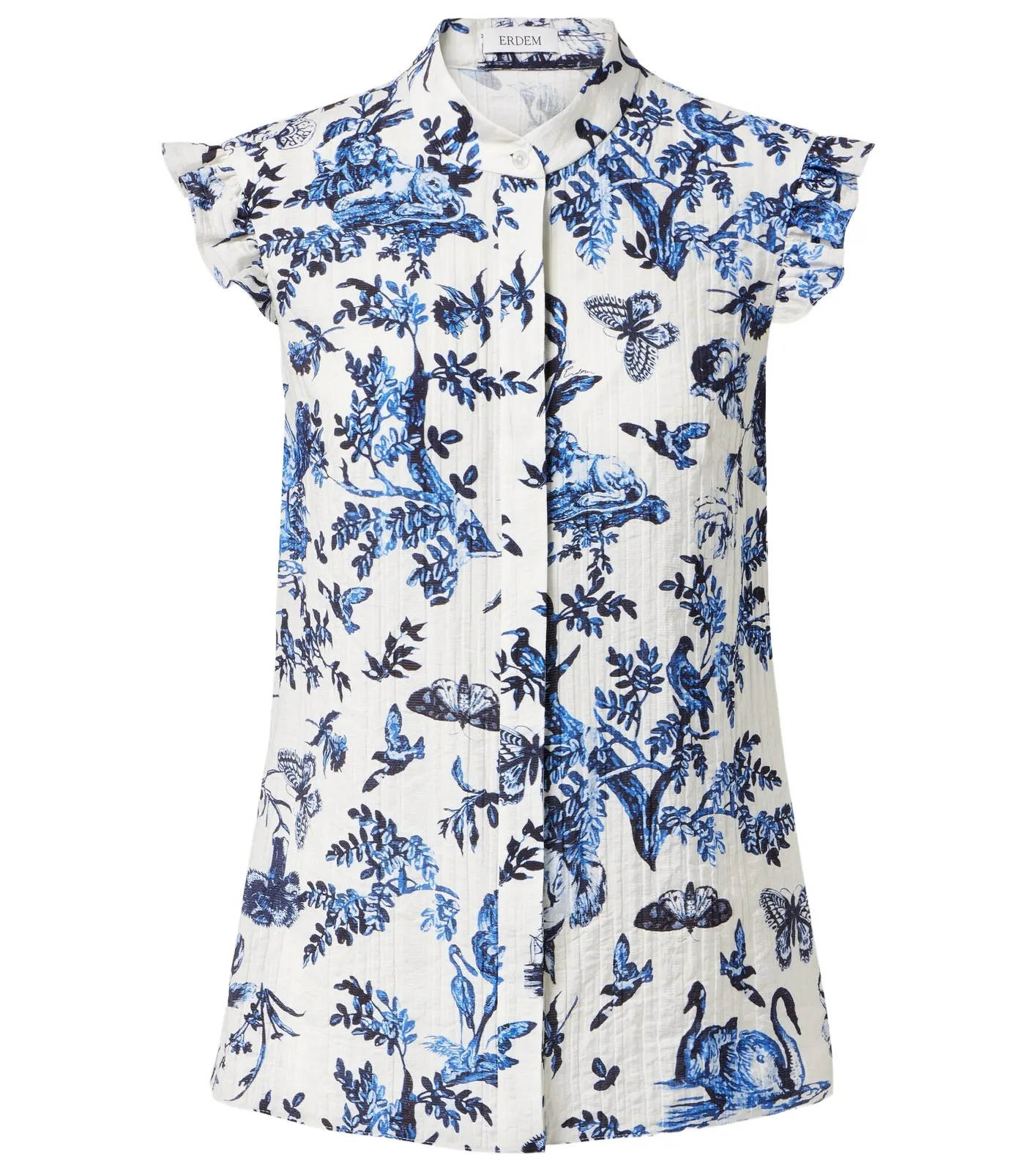 Floral jacquard top
