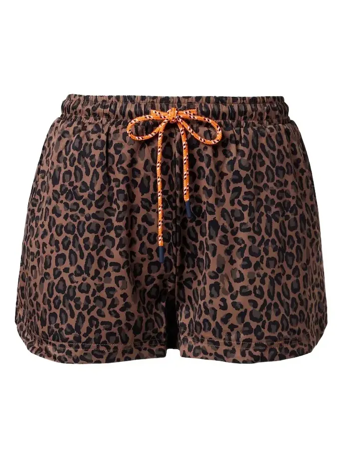 Ludlow Lucky leopard-print running shorts