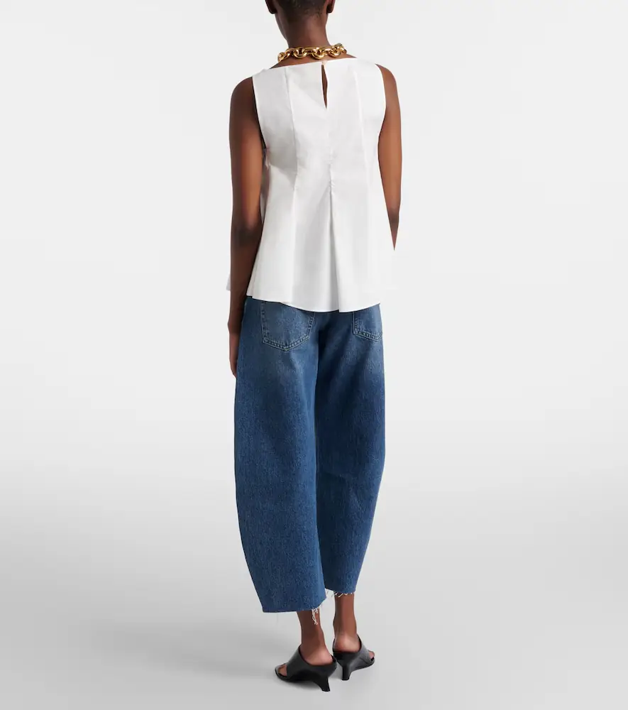 Frame Bubble Crop barrel-leg jeans | Thumbnail 6 Frame Bubble Crop barrel-leg jeans | Thumbnail 6