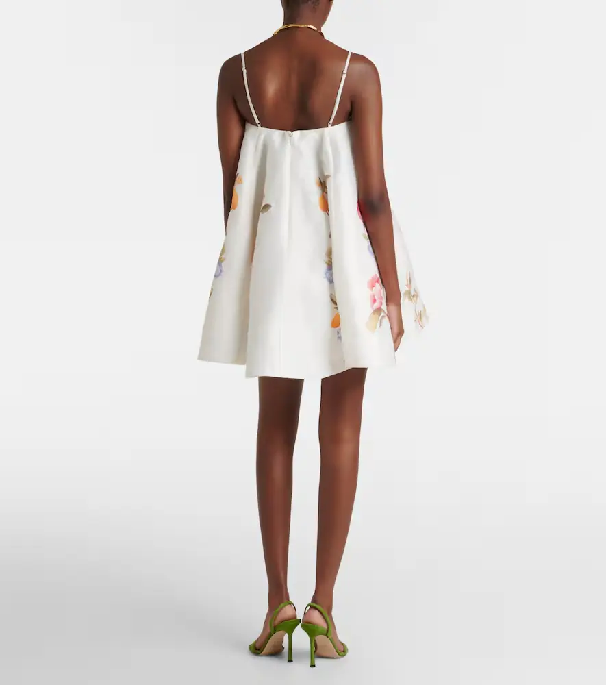 Leo Lin Caitlin floral linen-blend minidress | Thumbnail 5 Leo Lin Caitlin floral linen-blend minidress | Thumbnail 5