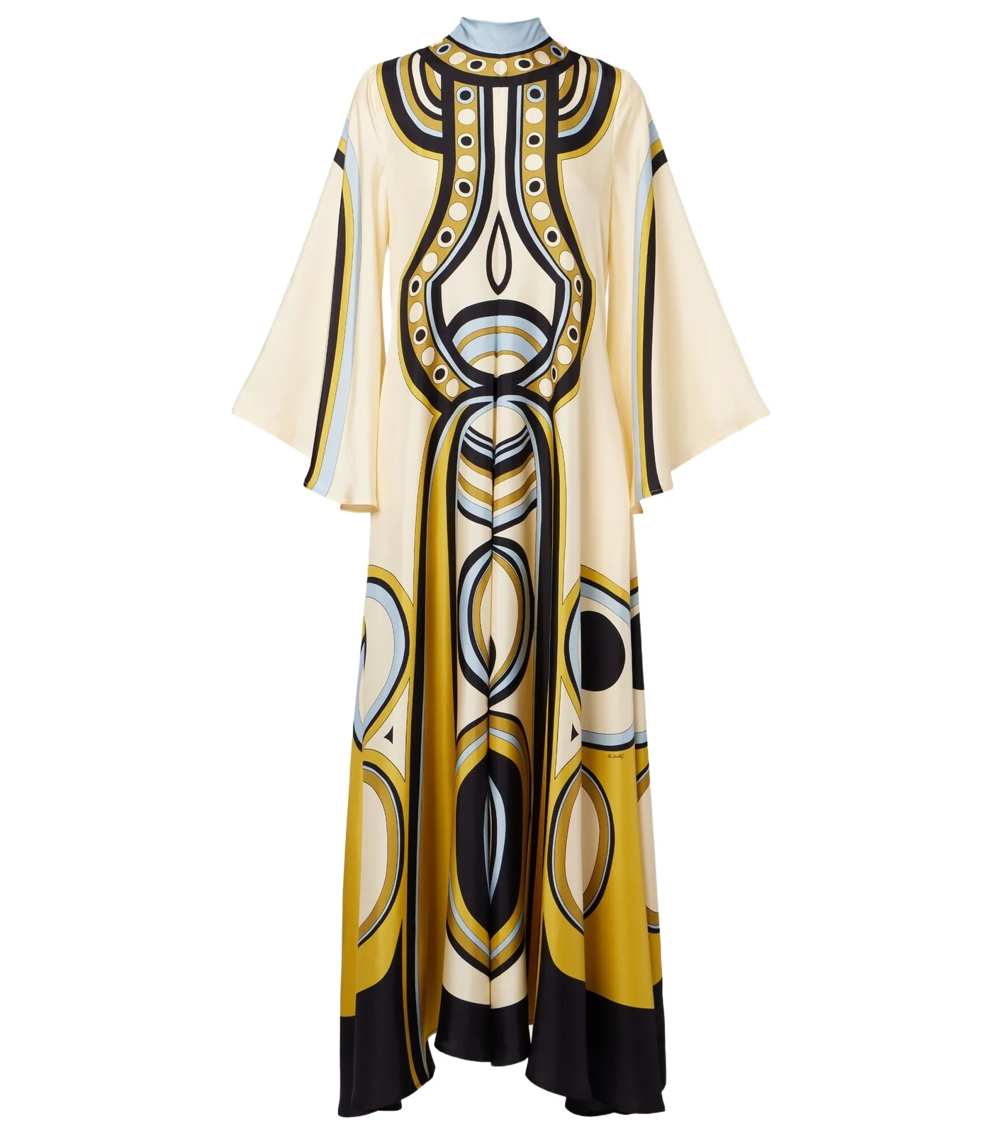 Magnifico printed silk twill maxi dress Magnifico printed silk twill maxi dress