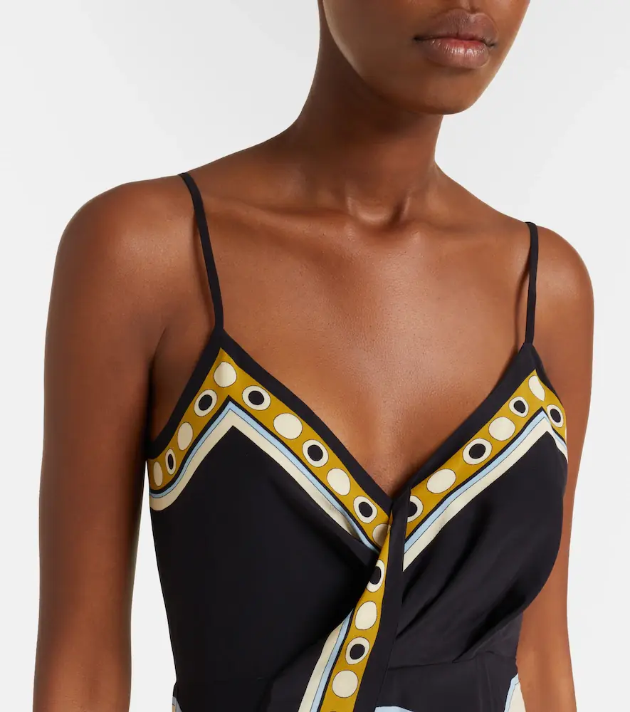 La DoubleJ Turn Around silk crêpe de chine midi dress | Thumbnail 2 La DoubleJ Turn Around silk crêpe de chine midi dress | Thumbnail 2