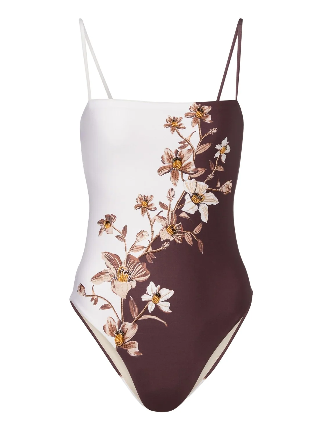 Durazno embellished floral swimsuit Durazno embellished floral swimsuit