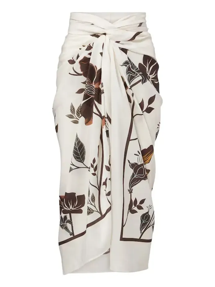 Lavanda cotton and silk beach cover-up Lavanda cotton and silk beach cover-up