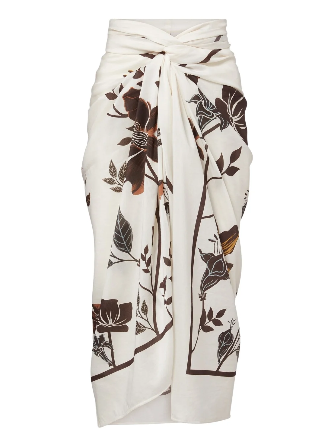 Agua by Agua Bendita Lavanda cotton and silk beach cover-up