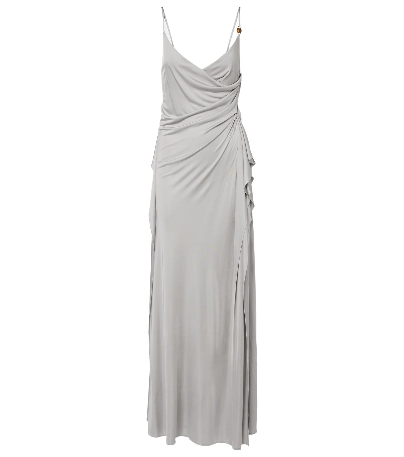 Medusa draped jersey cocktail dress