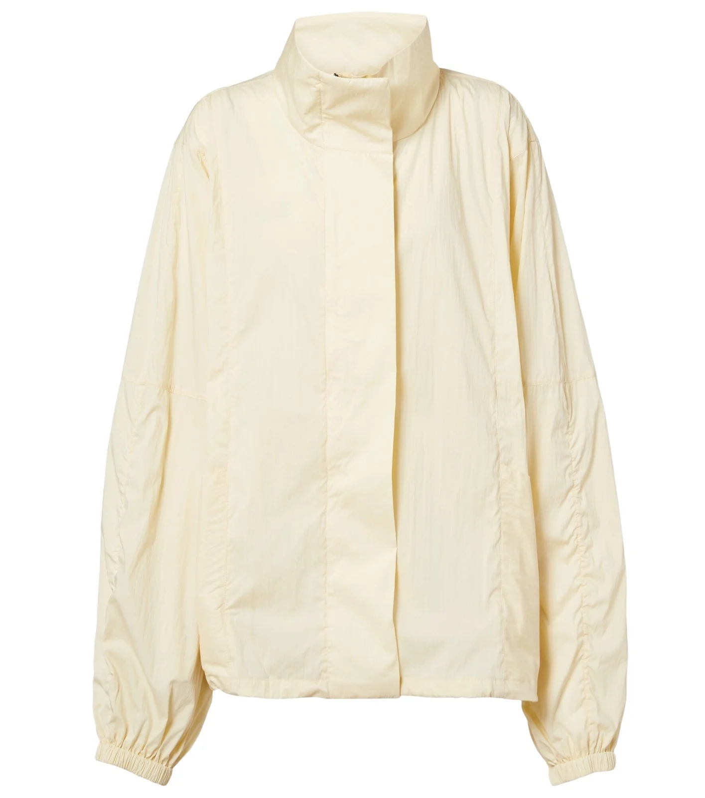 Shell cotton-blend jacket