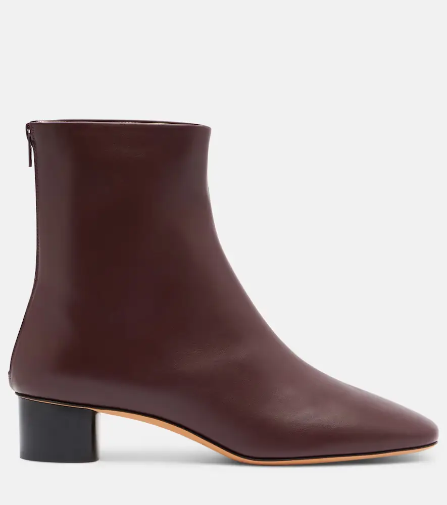 Le Monde Béryl Le Monde Béryl Carole leather ankle boots | Thumbnail 2