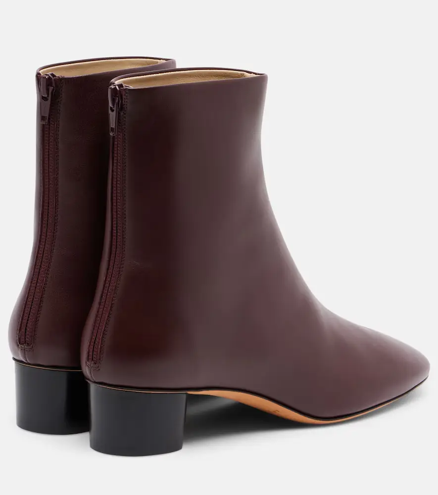 Le Monde Béryl Le Monde Béryl Carole leather ankle boots | Thumbnail 4