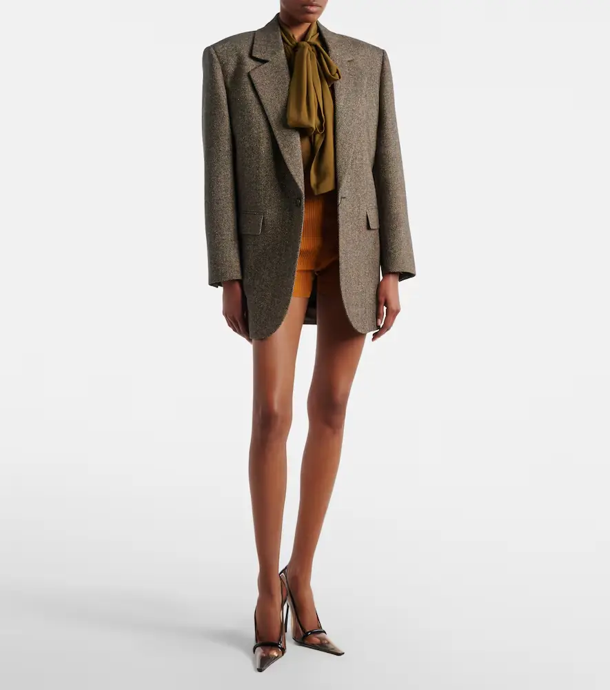 Saint Laurent Ribbed-knit shorts | Thumbnail 2 Saint Laurent Ribbed-knit shorts | Thumbnail 2