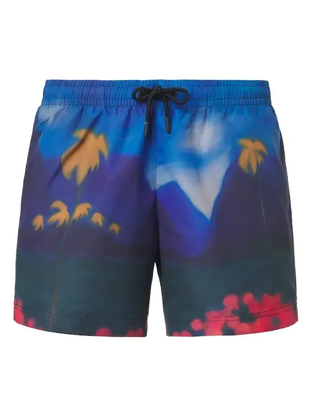 Printed swim trunks Printed swim trunks