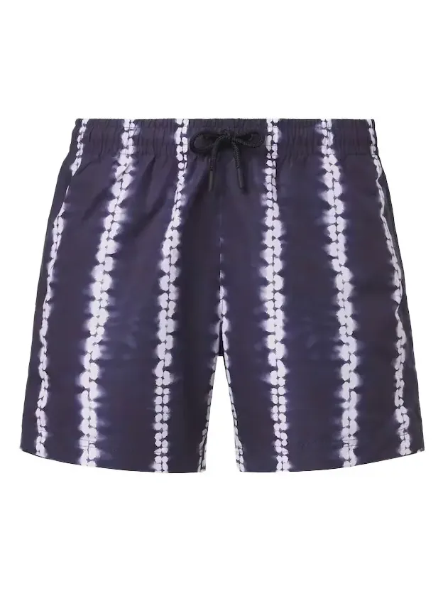 Commas Striped swim trunks