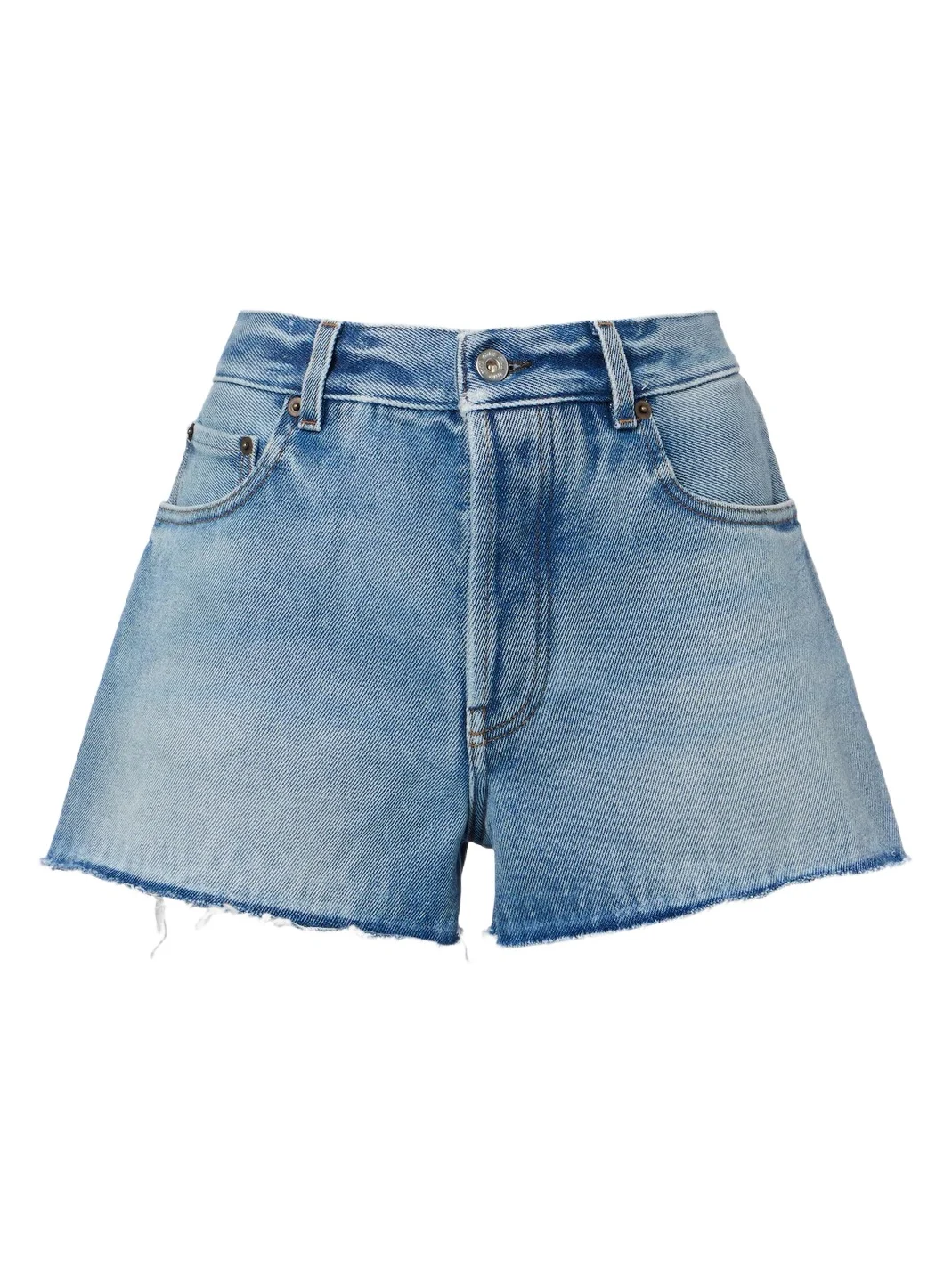 Miu Miu Frayed denim shorts