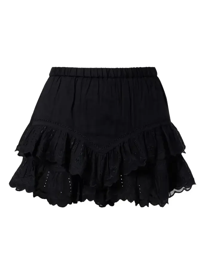 Jocadia broderie anglaise cotton shorts Jocadia broderie anglaise cotton shorts