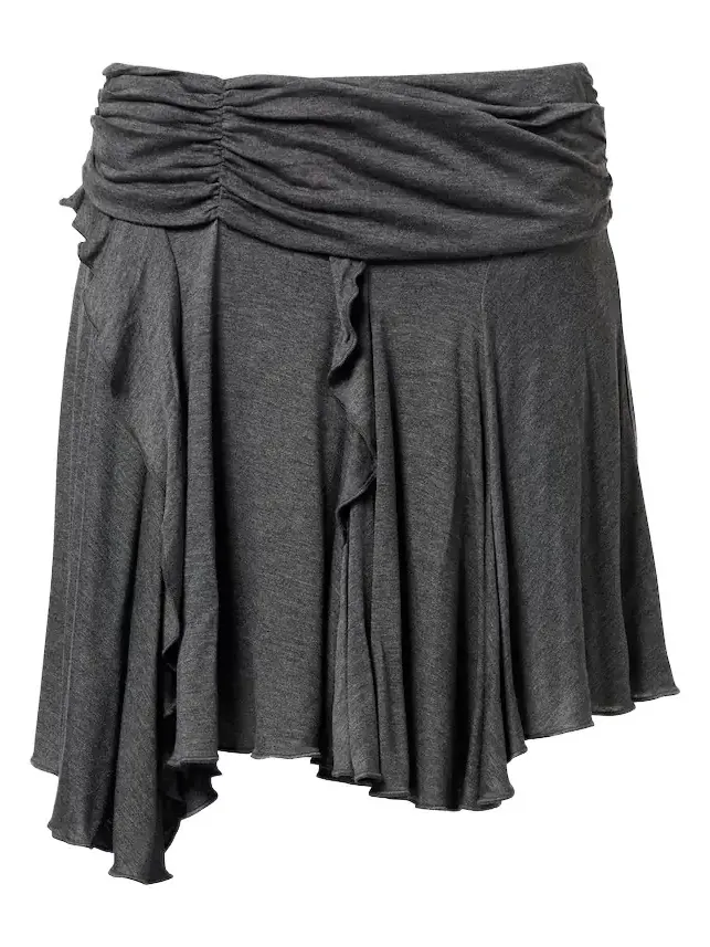 Rosinda asymmetric draped miniskirt Rosinda asymmetric draped miniskirt