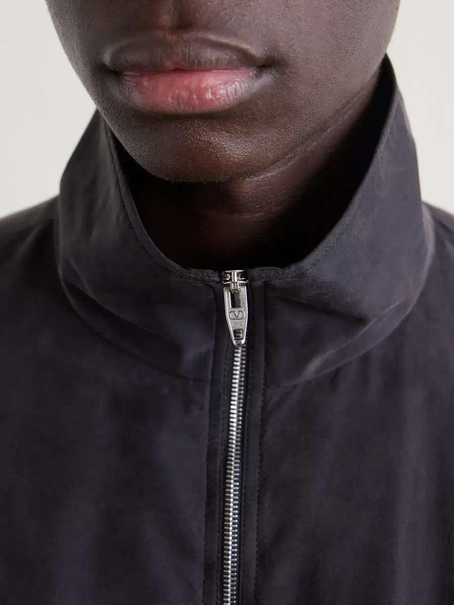 Valentino Garavani Silk Striped Zip-Up Jacket - Men | Thumbnail 6 Valentino Garavani Silk Striped Zip-Up Jacket - Men | Thumbnail 6