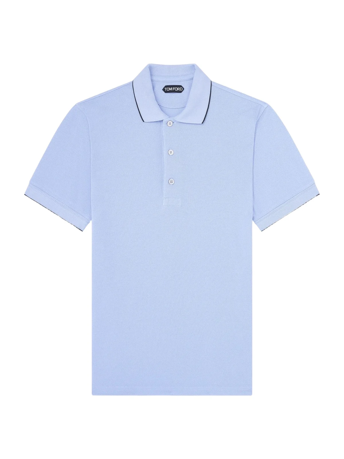 Contrast-Tipped Lyocell-Piqué Polo Shirt - Men Contrast-Tipped Lyocell-Piqué Polo Shirt - Men