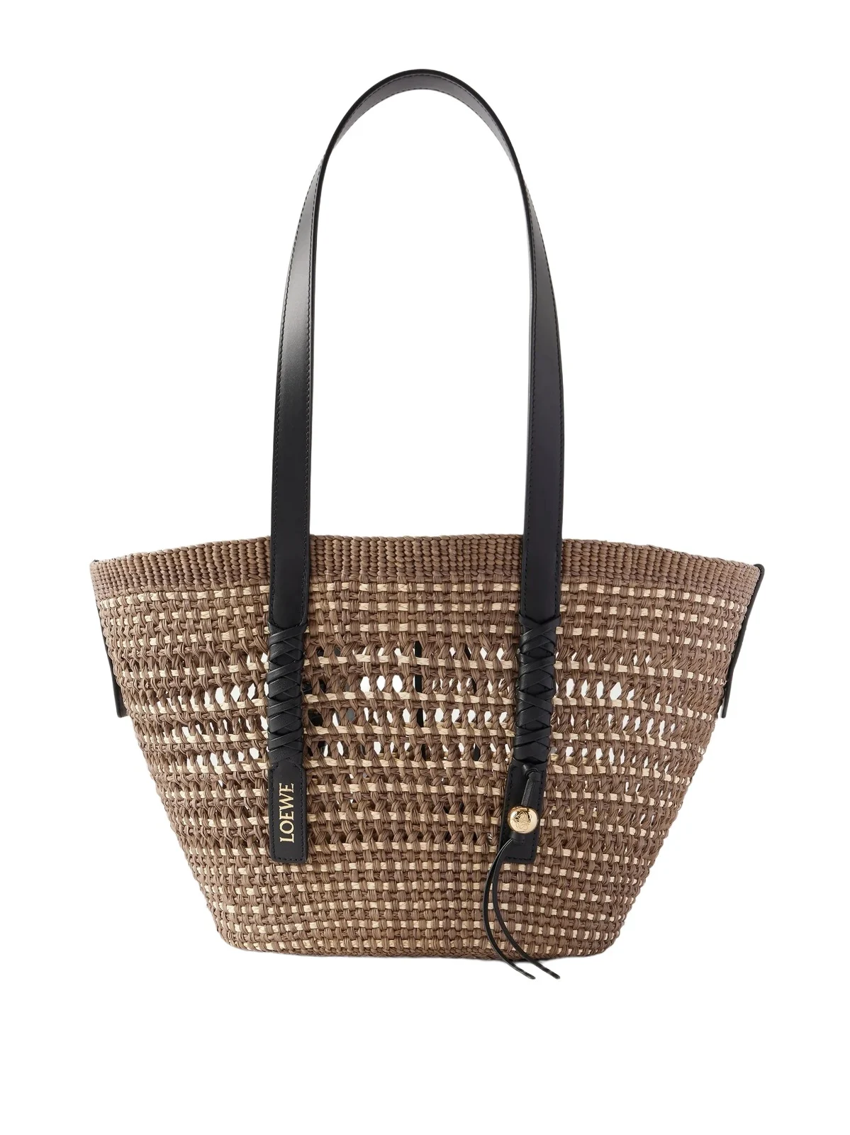 Paula's Ibiza Logo-Embellished Leather-Trimmed Palm de Iraca Leaves Tote Bag - Men Paula's Ibiza Logo-Embellished Leather-Trimmed Palm de Iraca Leaves Tote Bag - Men