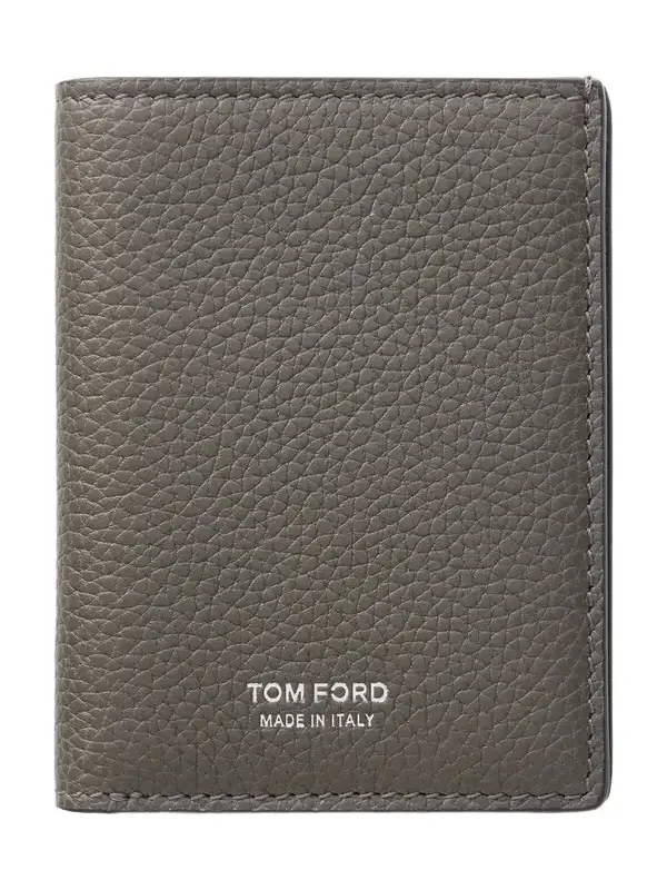 T Line Leather Folding Cardholder - Men T Line Leather Folding Cardholder - Men