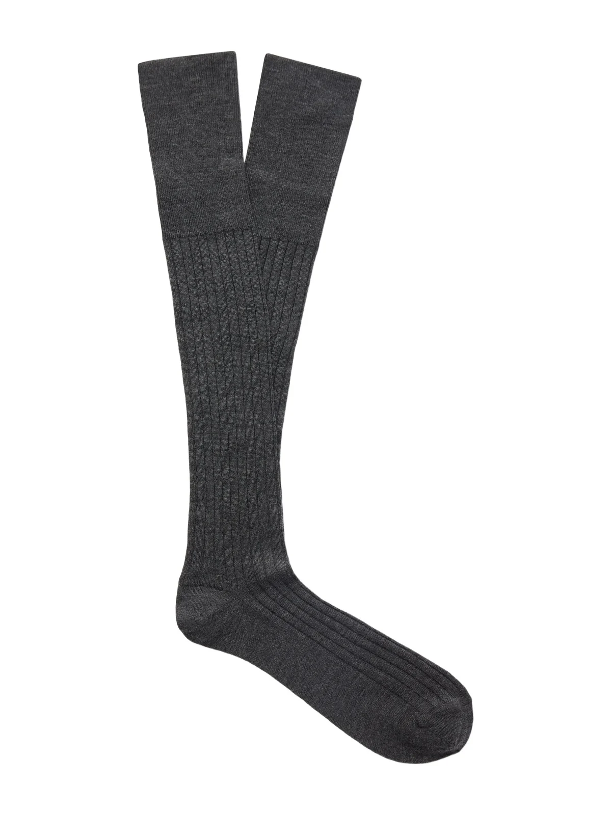 Brunello Cucinelli Ribbed Wool and Cashmere-Blend Socks - Men