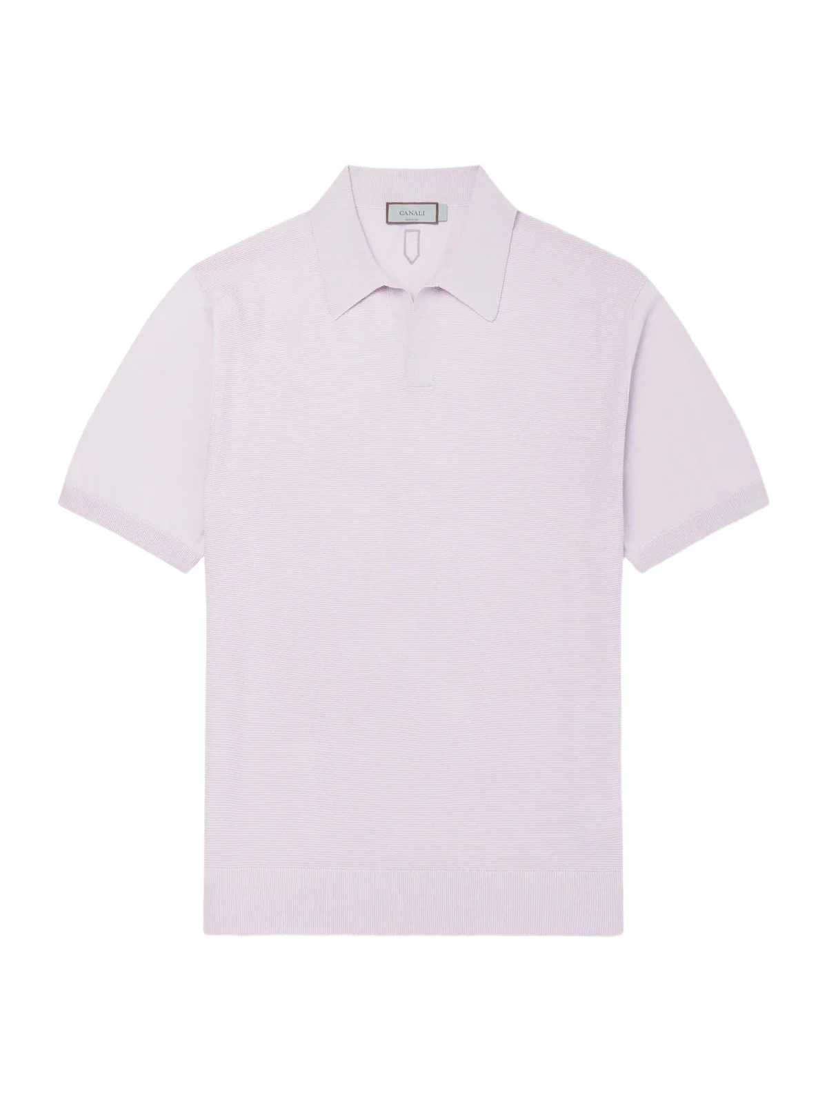 Cotton and Silk-Blend Polo Shirt - Men Cotton and Silk-Blend Polo Shirt - Men
