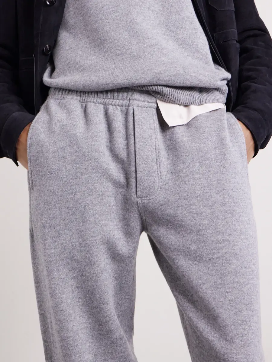 Tom Ford Tapered Cashmere and Cotton-Blend Sweatpants - Men | Thumbnail 5 Tom Ford Tapered Cashmere and Cotton-Blend Sweatpants - Men | Thumbnail 5