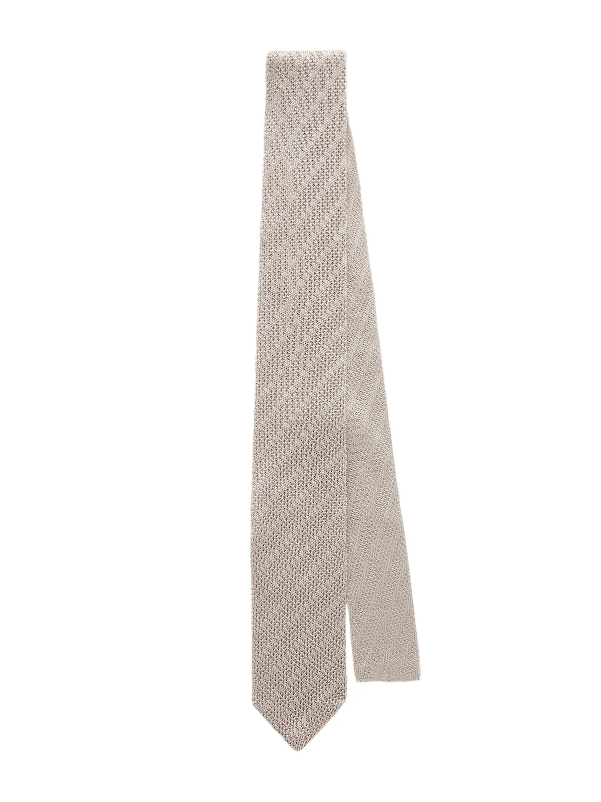 Brunello Cucinelli 8cm Striped Knitted Silk Tie - Men