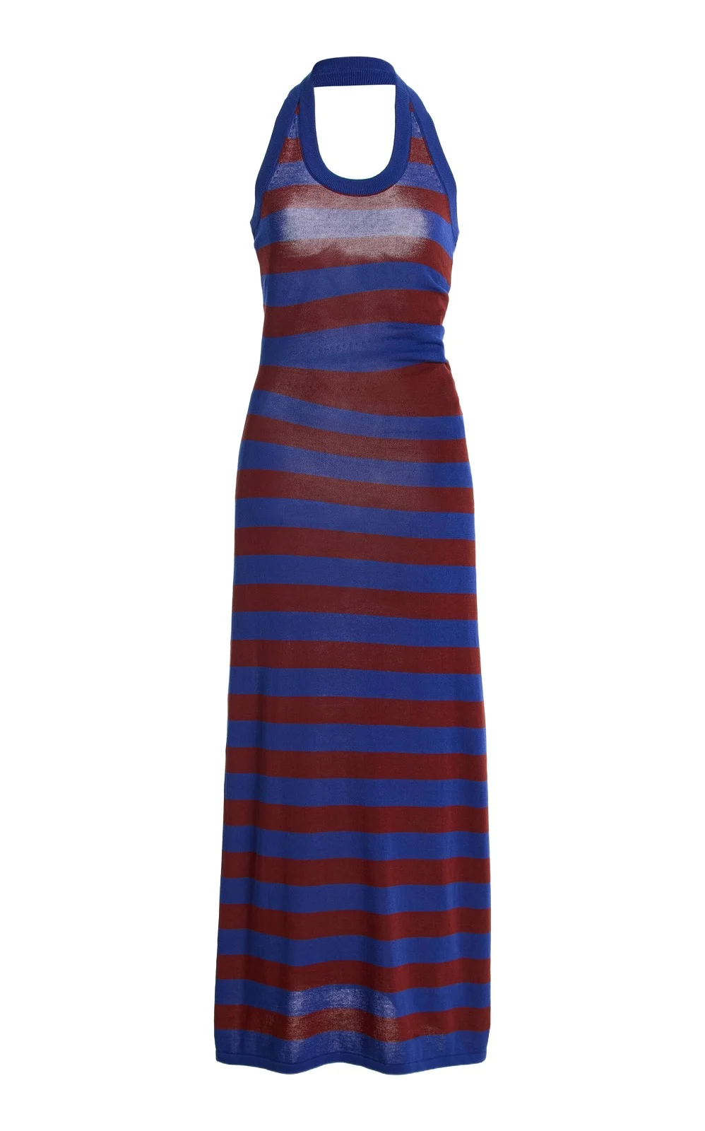 Frann Striped Cotton Maxi Dress