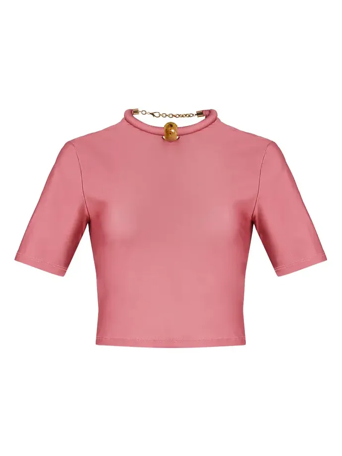 Exclusive Rio Cropped Jersey Top Exclusive Rio Cropped Jersey Top