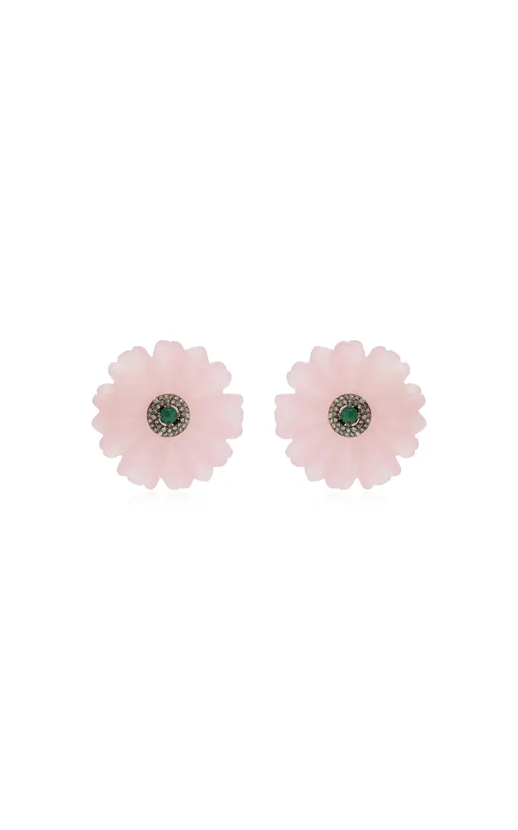 14K Yellow Gold And Silver Morni Earrings 5e38cdc3 97ab 47b2 8cd4 Ad4638b56d1f 14K Yellow Gold And Silver Morni Earrings 5e38cdc3 97ab 47b2 8cd4 Ad4638b56d1f