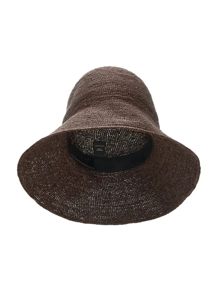 Teagan Raffia Straw Bucket Hat