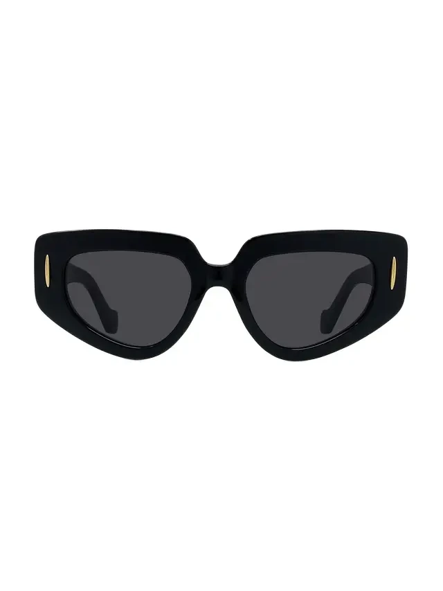 Anagram Square-Frame Acetate Sunglasses