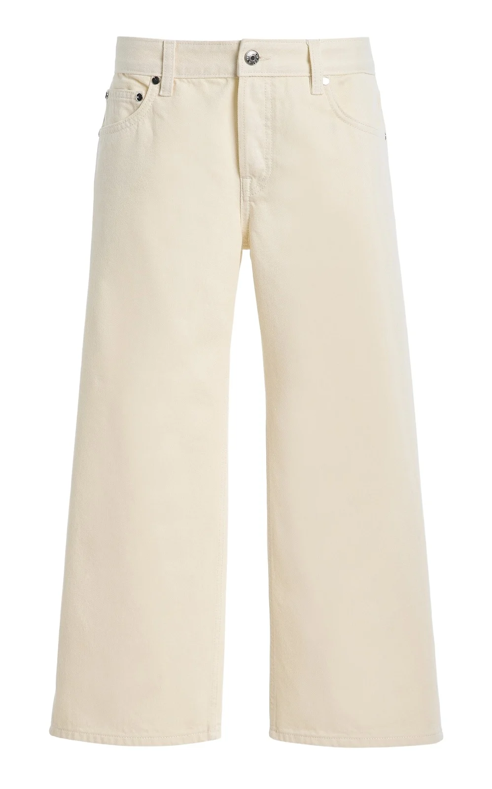 EB Denim Rigid Low-Rise Baggy Capri Jeans