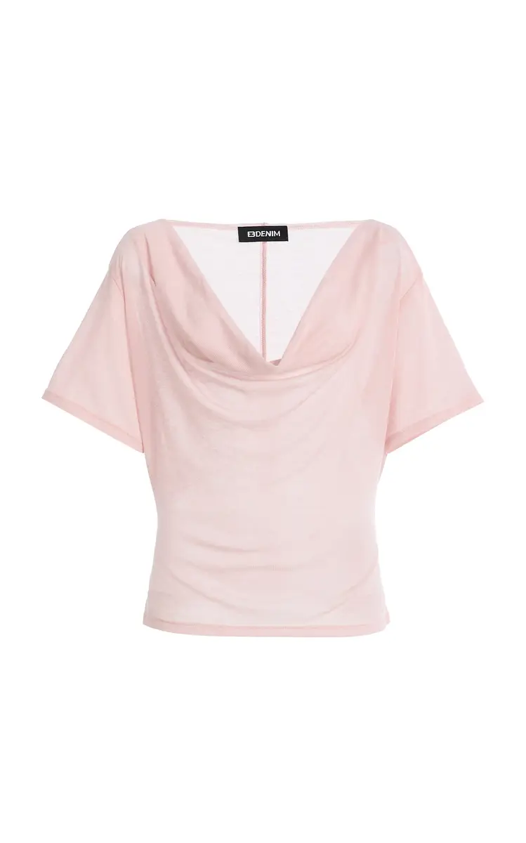 EB Denim Madeo Cowl Neck Jersey Top | Thumbnail 12 EB Denim Madeo Cowl Neck Jersey Top | Thumbnail 12