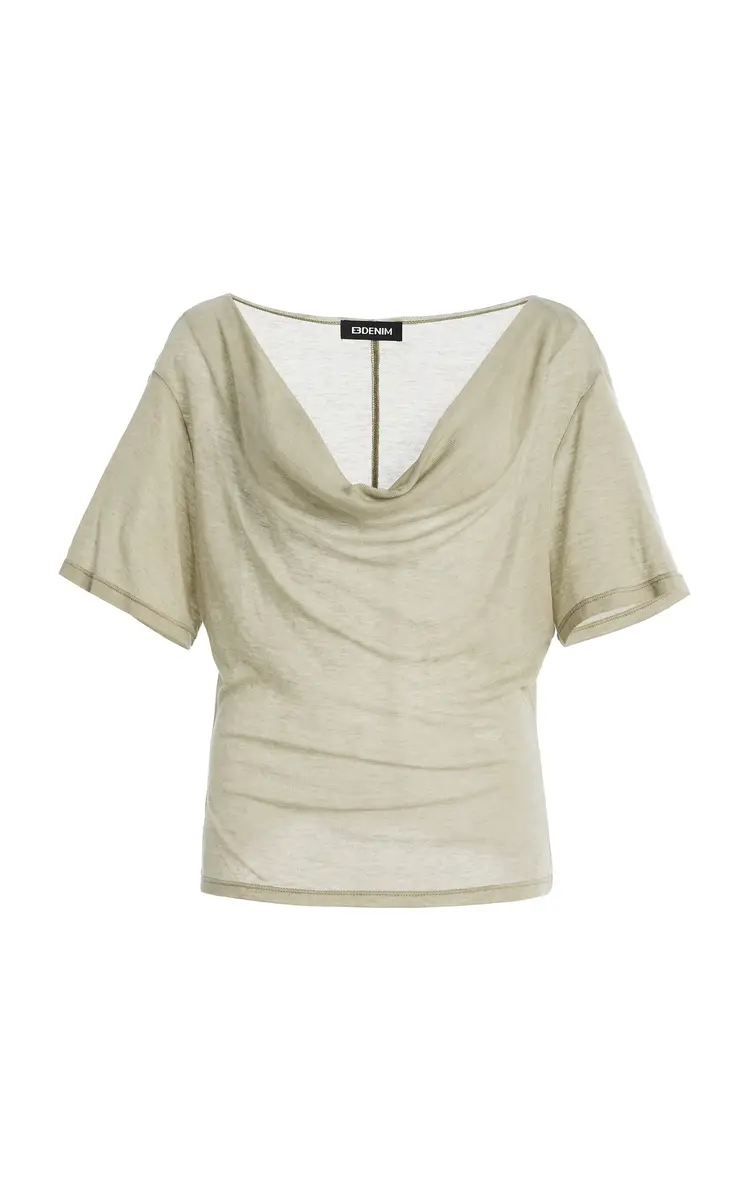 EB Denim Madeo Cowl Neck Jersey Top | Image 1 EB Denim Madeo Cowl Neck Jersey Top | Image 1