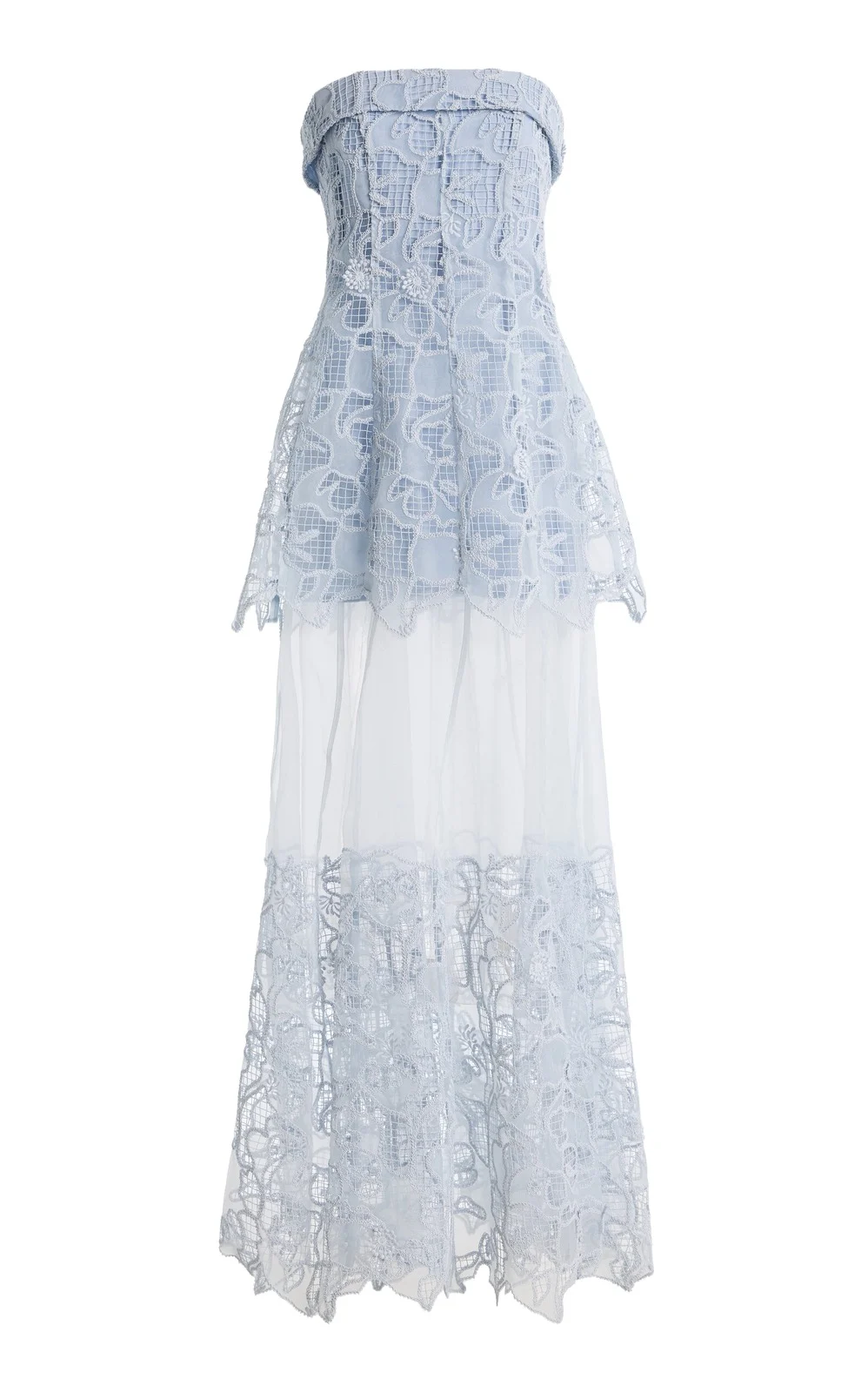 Simkhai Rennis Embroidered Bustier Gown