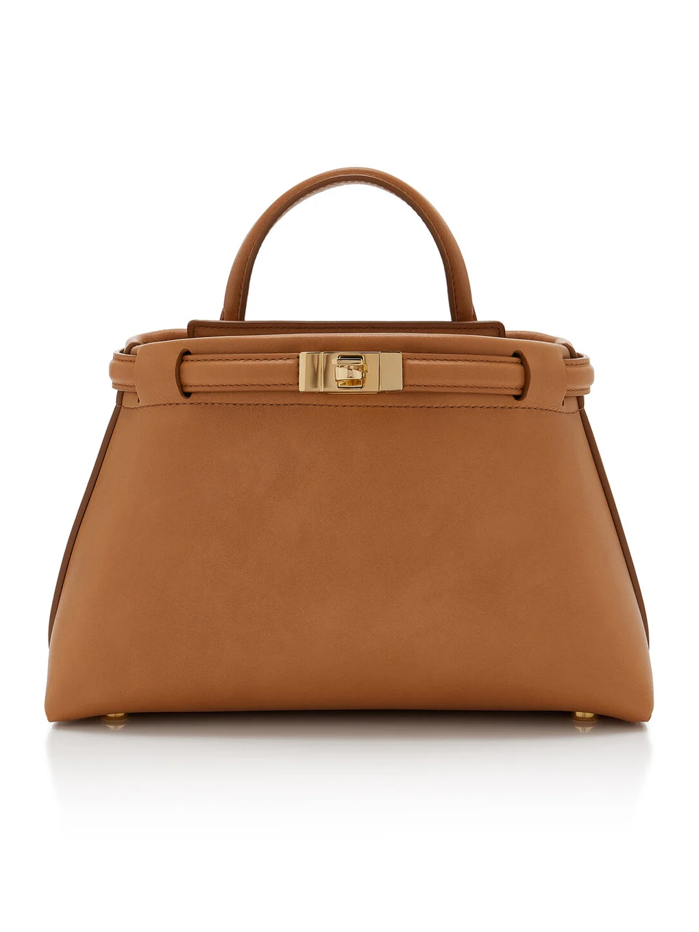 Mini Leoné Leather Top Handle Bag