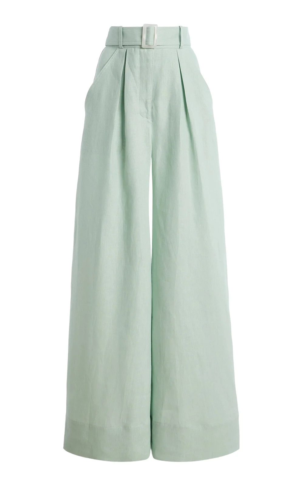 Pleated Linen Wide-Leg Pants Pleated Linen Wide-Leg Pants