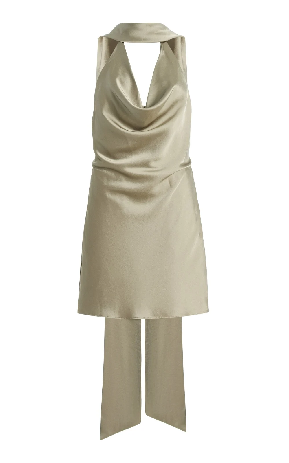 Luka Draped Satin Mini Dress Luka Draped Satin Mini Dress